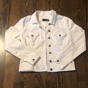 Kut from the Kloth Amelia White Denim Jacket